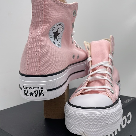 Converse WMNS CTAS LIFT HI DONUT GLAZE/WHITE/BLACK A06507F Platforms Sneakers - Picture 8 of 16